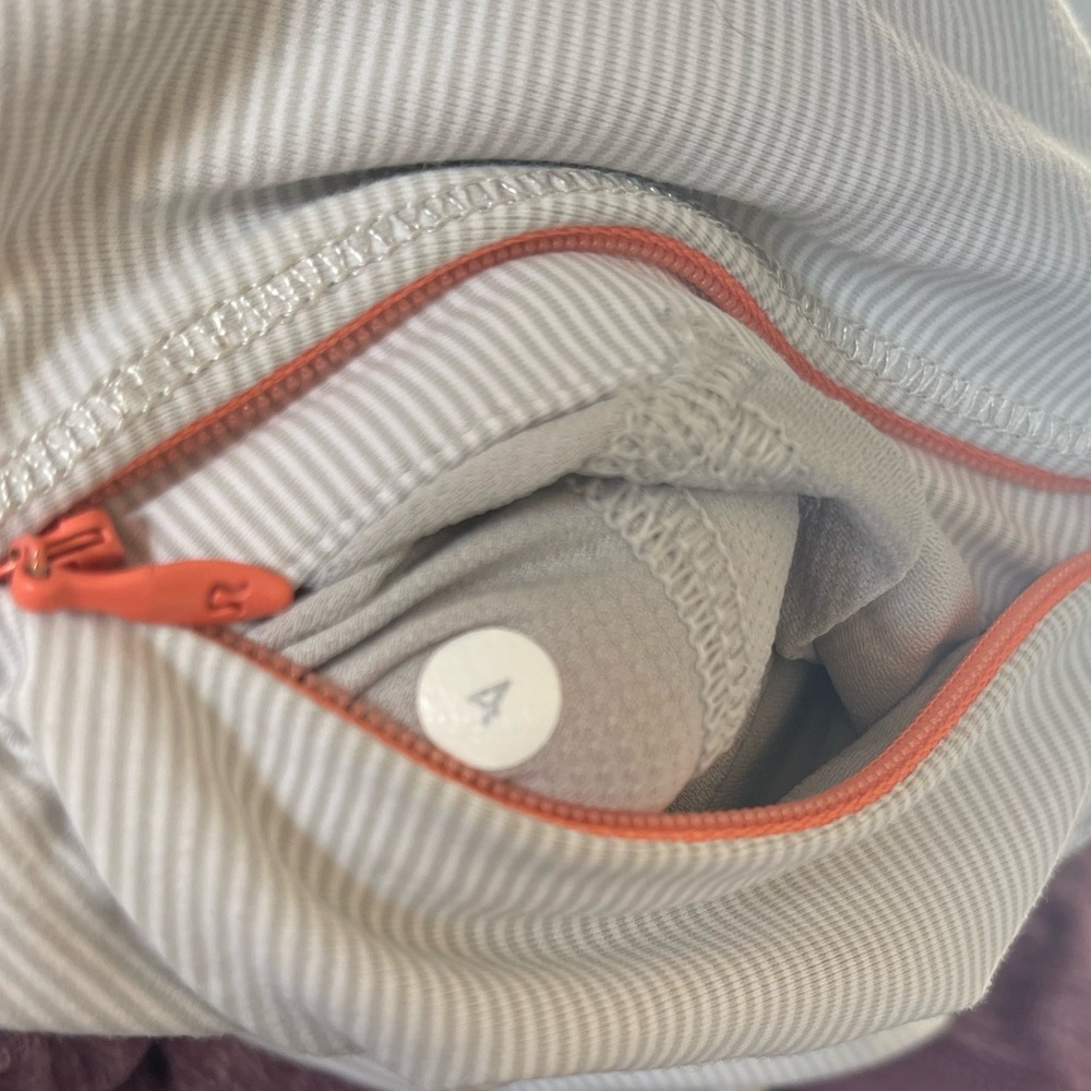 Lululemon Light Gray Long-Sleeve Half-Zip - Picture 4 of 5